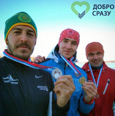 Роман Ерлинеков завоевал две награды российской регаты по гребле в Краснодаре